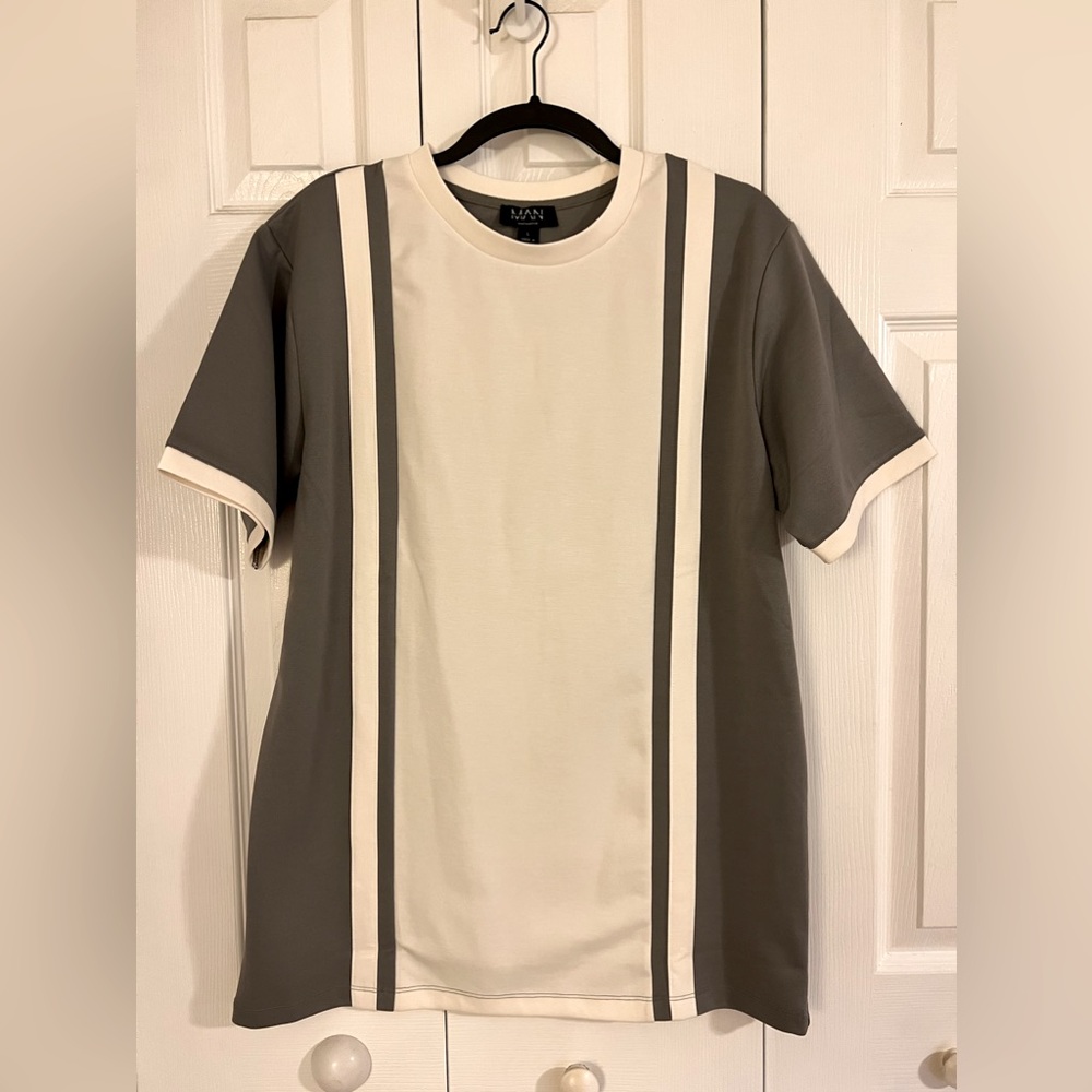 Boohoo Man Men’s Two-tone Casual Shirt